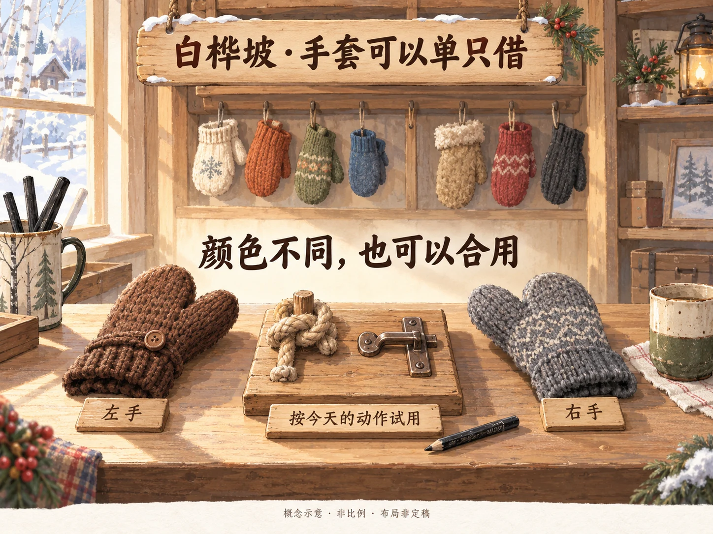 外站单件手套