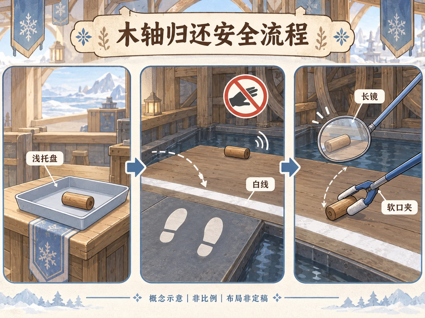 木轴归还安全流程