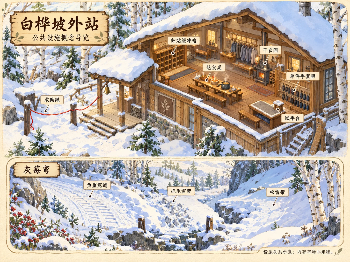 白桦坡外站导览